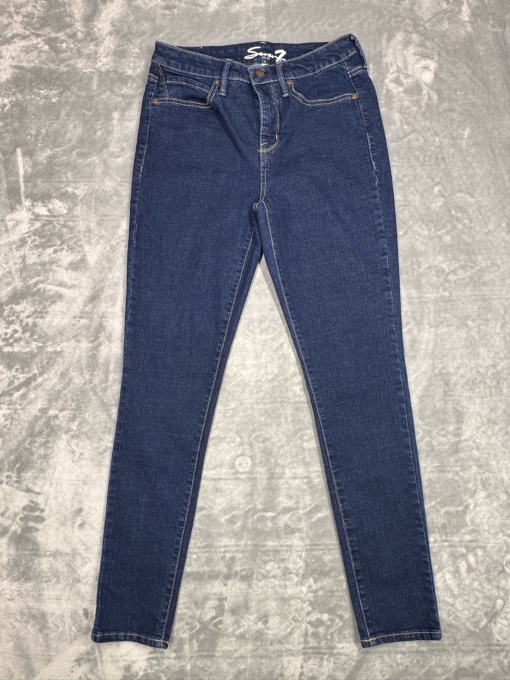 Seven7 Women's Navy Skinny Jeans